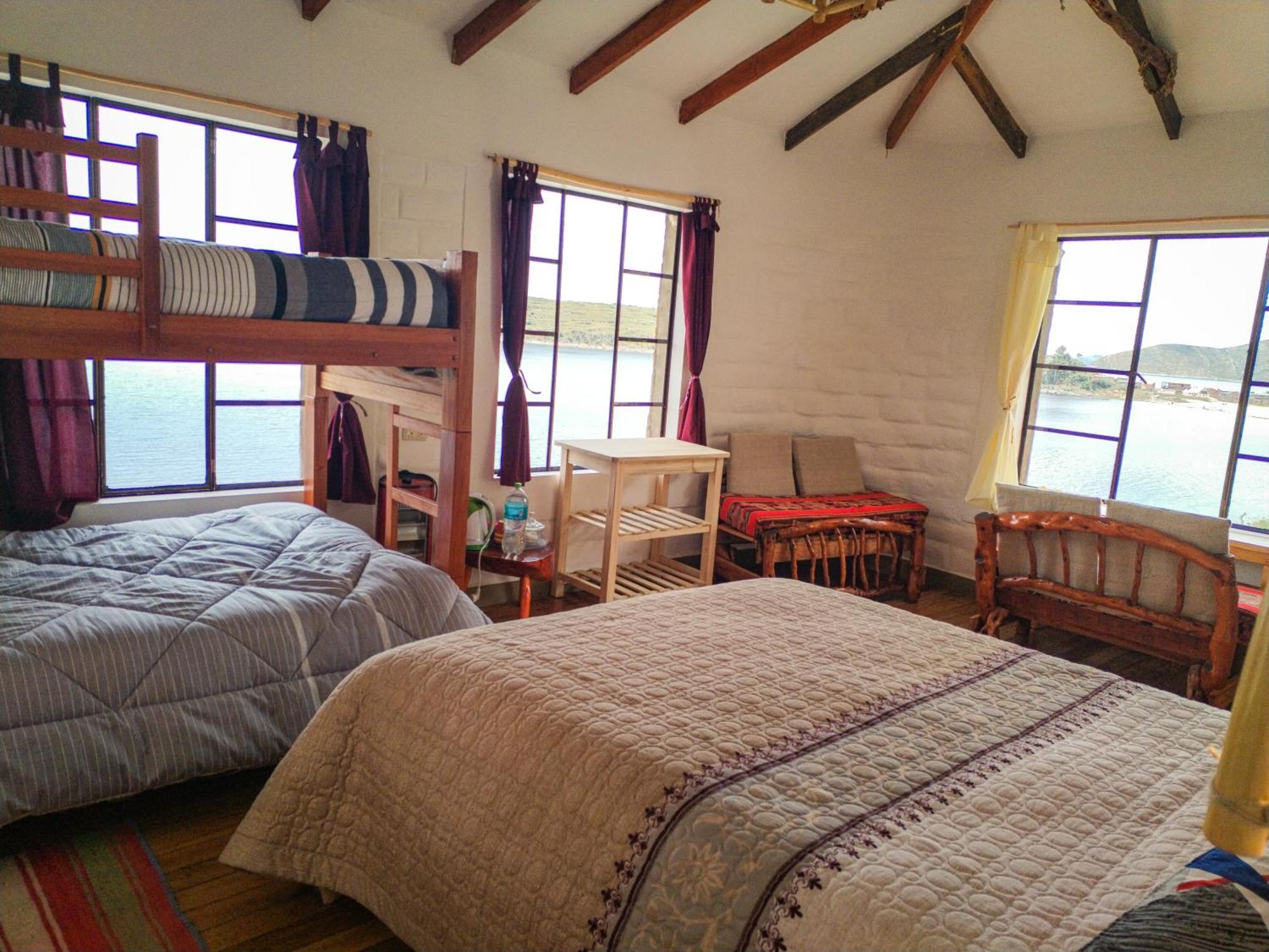 Ecolodge Inti Wata Comunidad Challapampa Esterno foto
